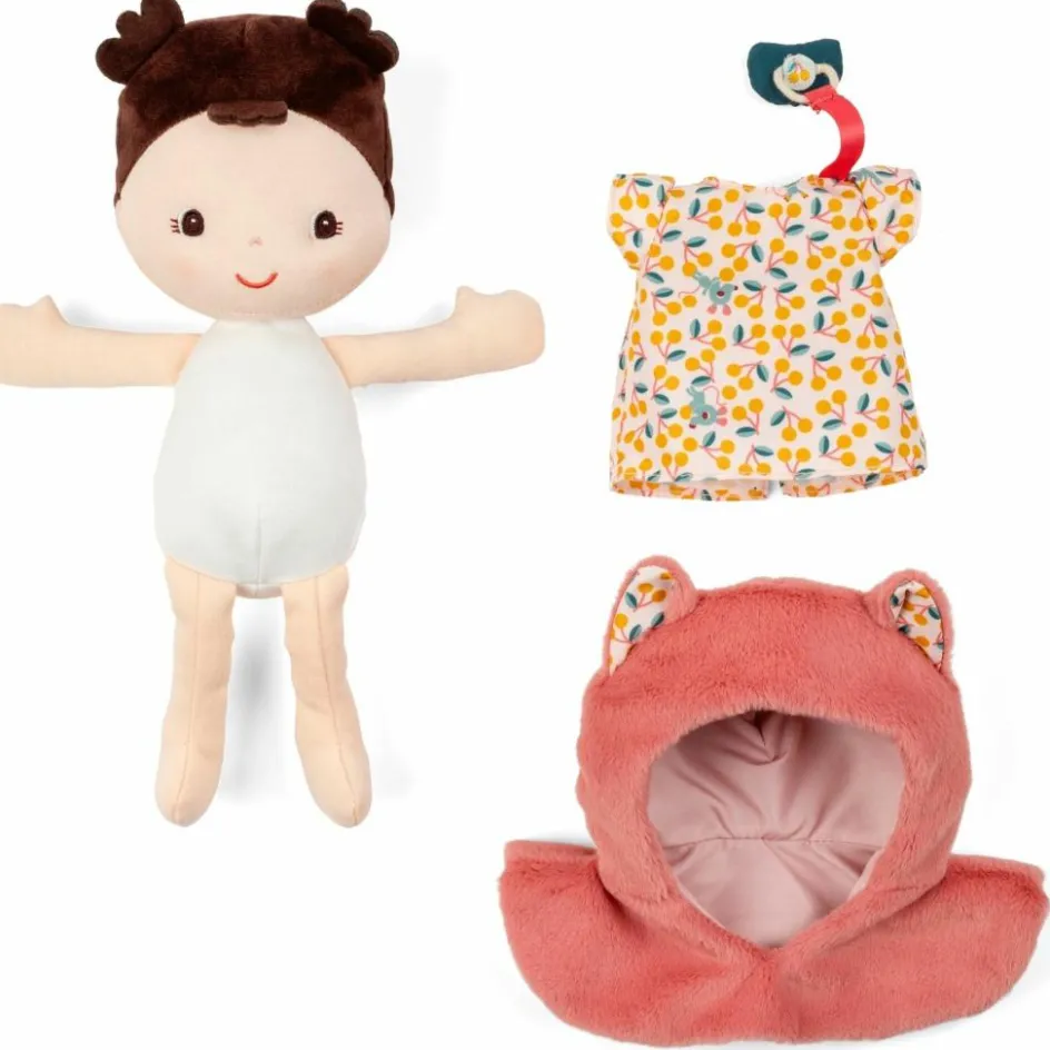 Hot Lilliputiens Poupée Jeanne et son porte bébé