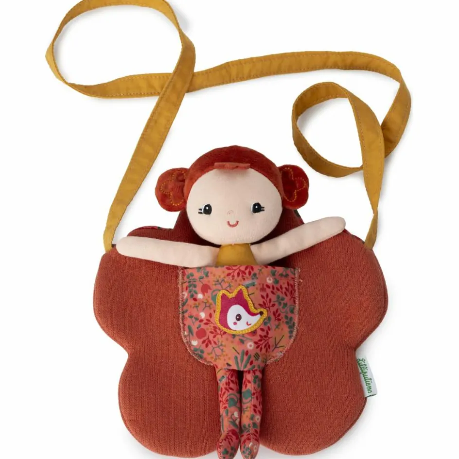 Poupée souple et sac fleur|Lilliputiens Sale