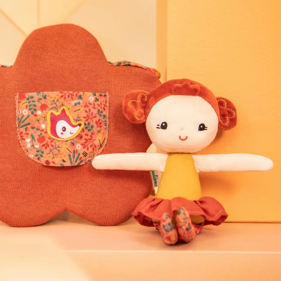 Poupée souple et sac fleur|Lilliputiens Sale