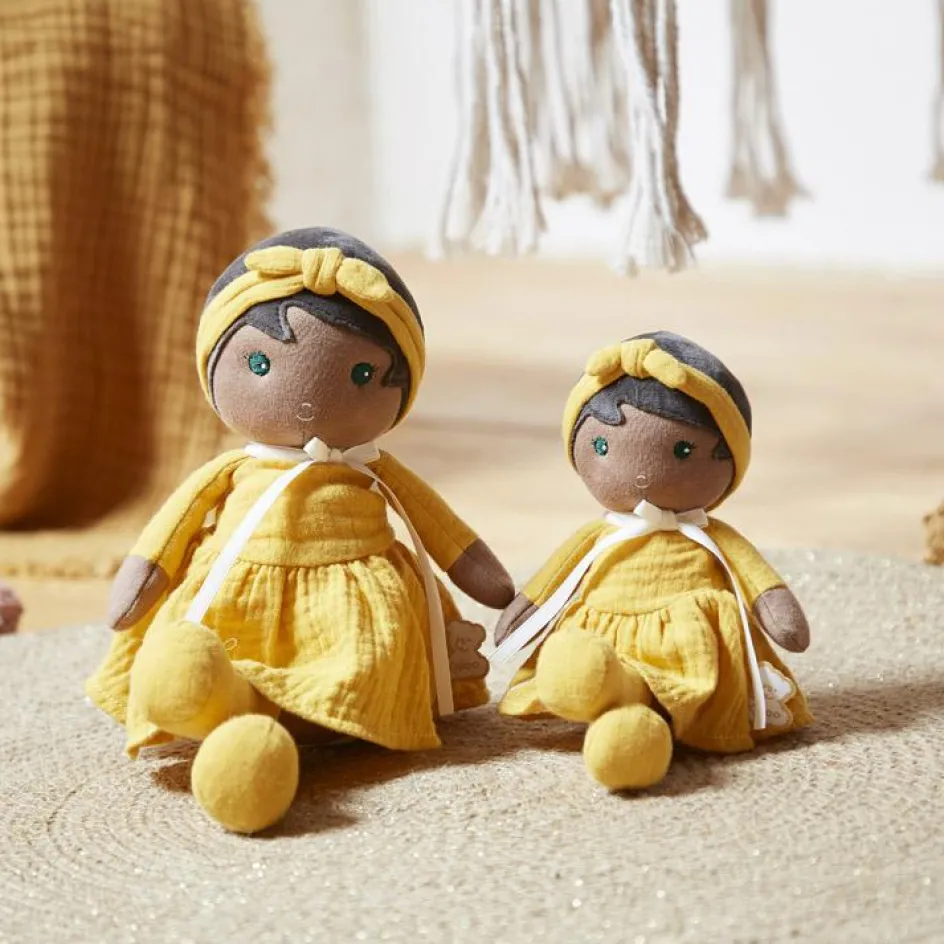 Poupée souple Ma première poupée Naomie jaune (25 cm)|Kaloo Hot