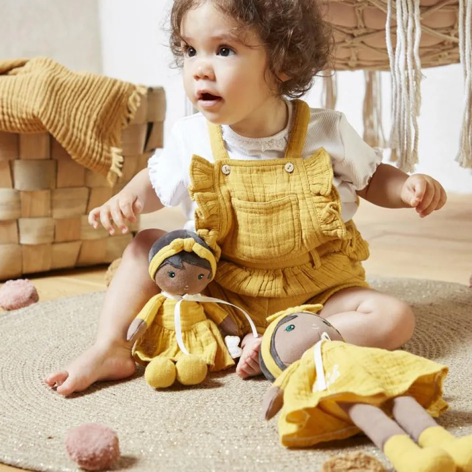 Poupée souple Ma première poupée Naomie jaune (25 cm)|Kaloo Hot