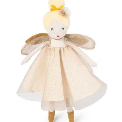 Clearance Moulin Roty Poupée souple Petite fée or (30 cm)