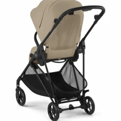 Poussette compacte Melio Carbon Almond Beige|Cybex Outlet