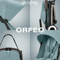 Poussette compacte Orfeo Stormy Blue|Cybex Hot