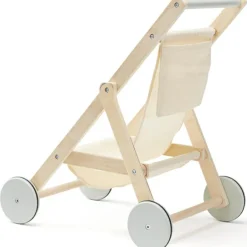Hot Kid's Concept Poussette en bois pour poupée nature