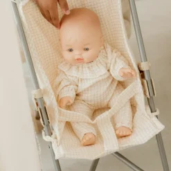 Poussette pour poupée Petits Carreaux|Atelier Wagram Discount