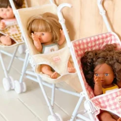 New Tiny Harlow Poussette pour poupée Sherpa