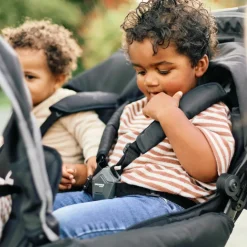 Clearance Childhome Poussette quadruple noir