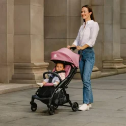 Poussette Stroll Lite Pastel Rose|Globber
