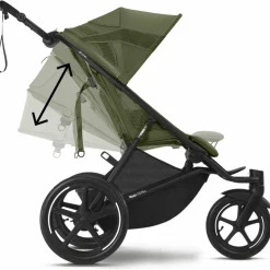 Poussette tout-terrain AVI SPIN Moss Green|Cybex Clearance