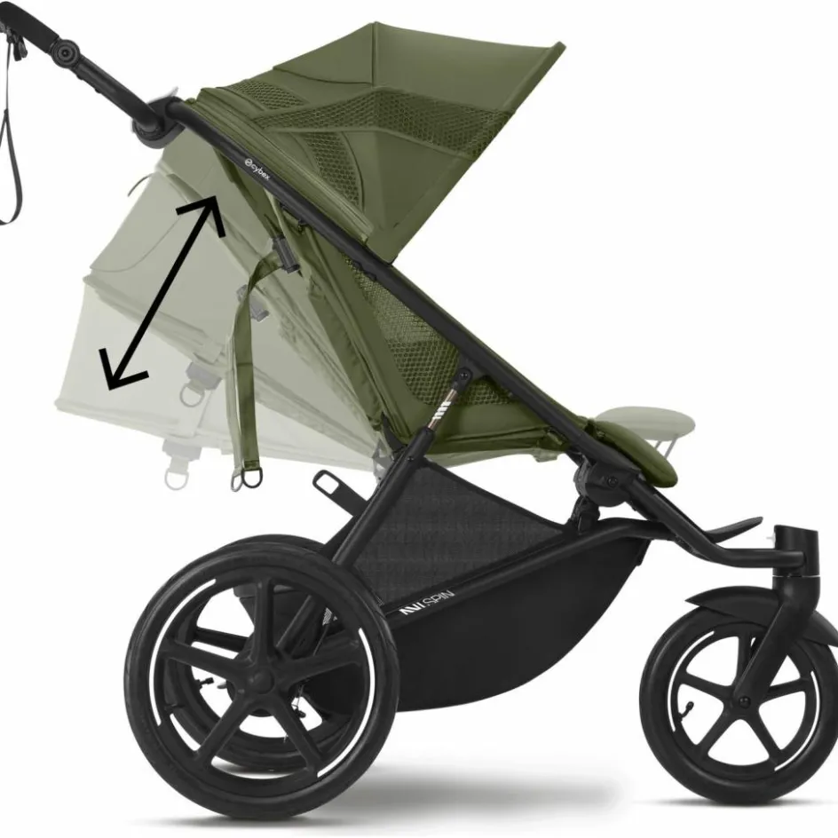 Poussette tout-terrain AVI SPIN Moss Green|Cybex Clearance