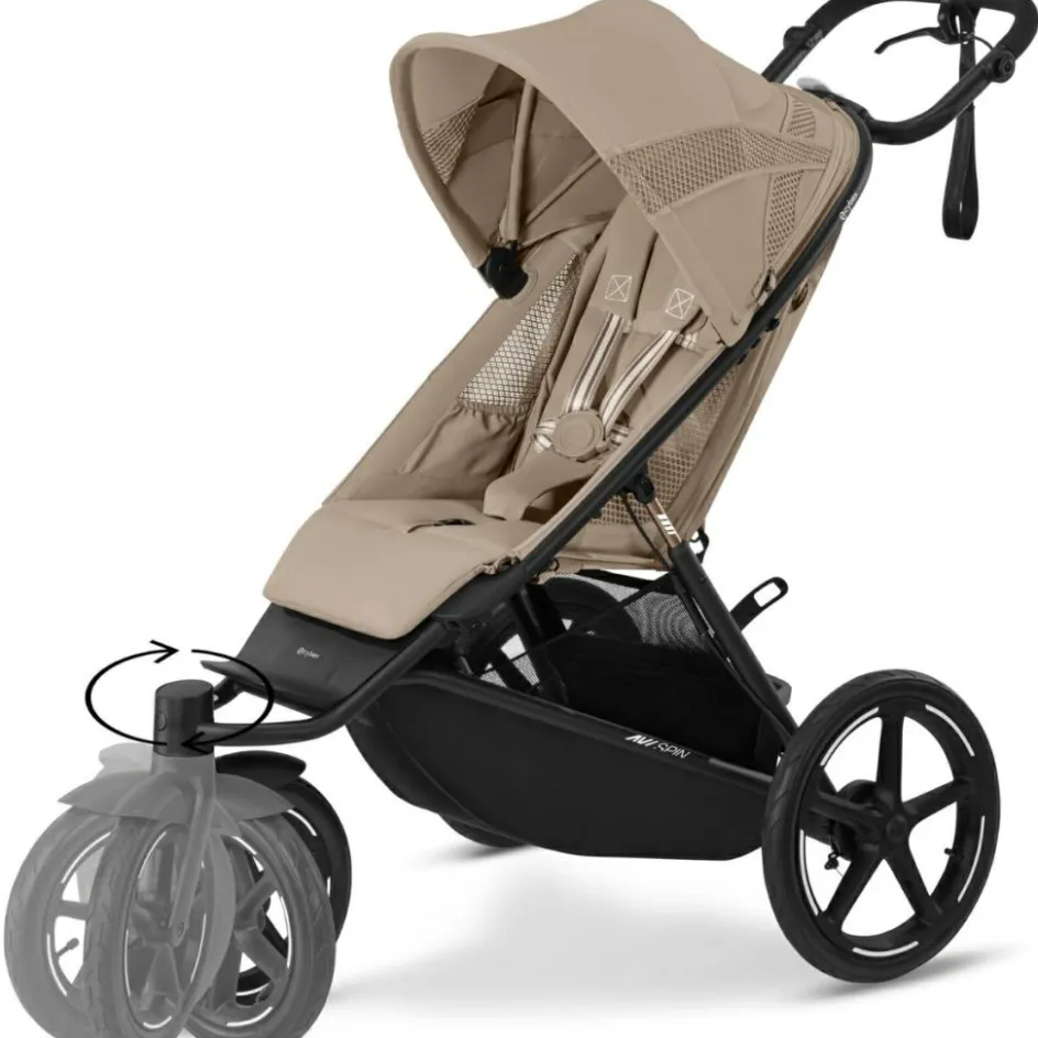 Poussette tout-terrain AVI SPIN Almond Beige|Cybex Clearance