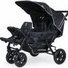 Poussette triplet noire|Childhome New
