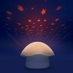 New Pabobo Projecteur d'étoiles Champignon rose