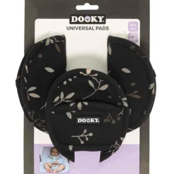 Hot Dooky Protection pour sangles de siège auto universel Romantic Leaves Noir