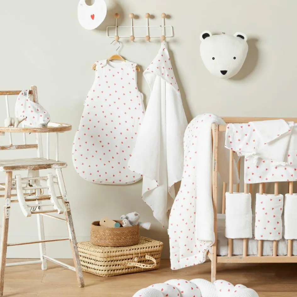 BB & Co Protège barreaux Mon petit cœur (pour lits 60x120 et 70x140 cm)