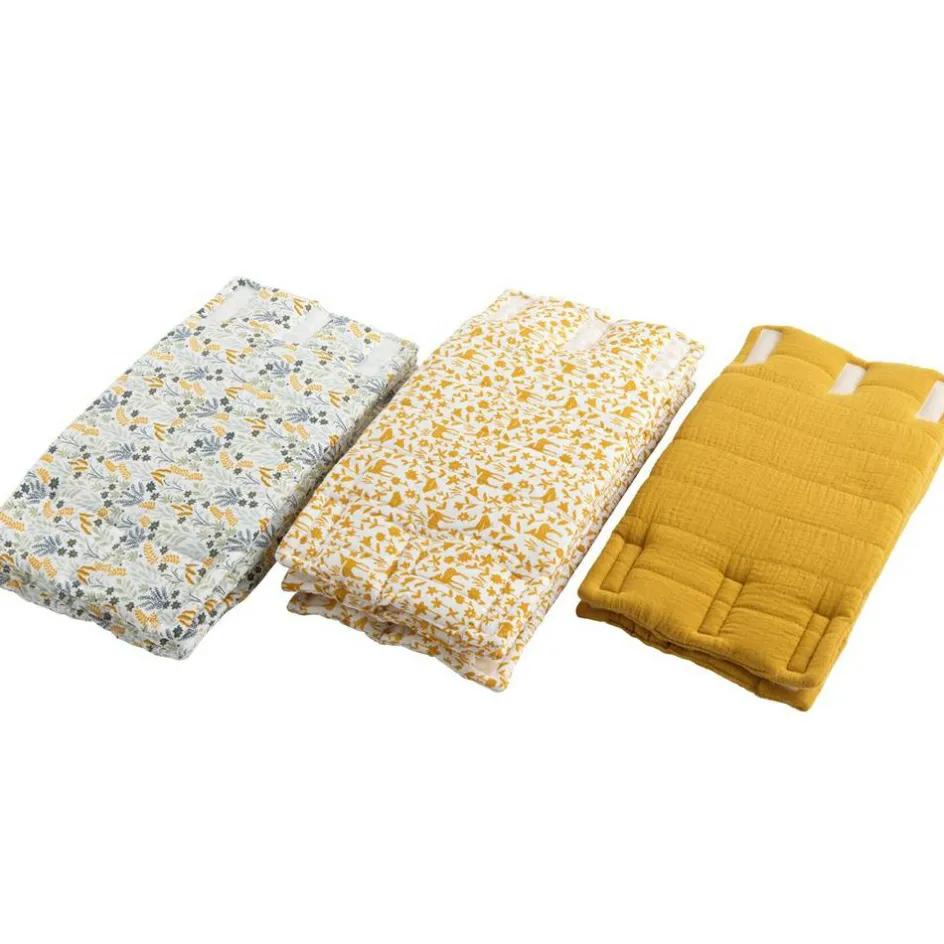 New Sauthon Protège barreaux Promenons nous jaune (pour lit 60 x 120 ou 70 x 140 cm)