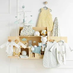 New Sauthon Protège barreaux Promenons nous jaune (pour lit 60 x 120 ou 70 x 140 cm)