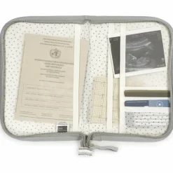 Hot Walking Mum Protège carnet de santé Botton Rayures