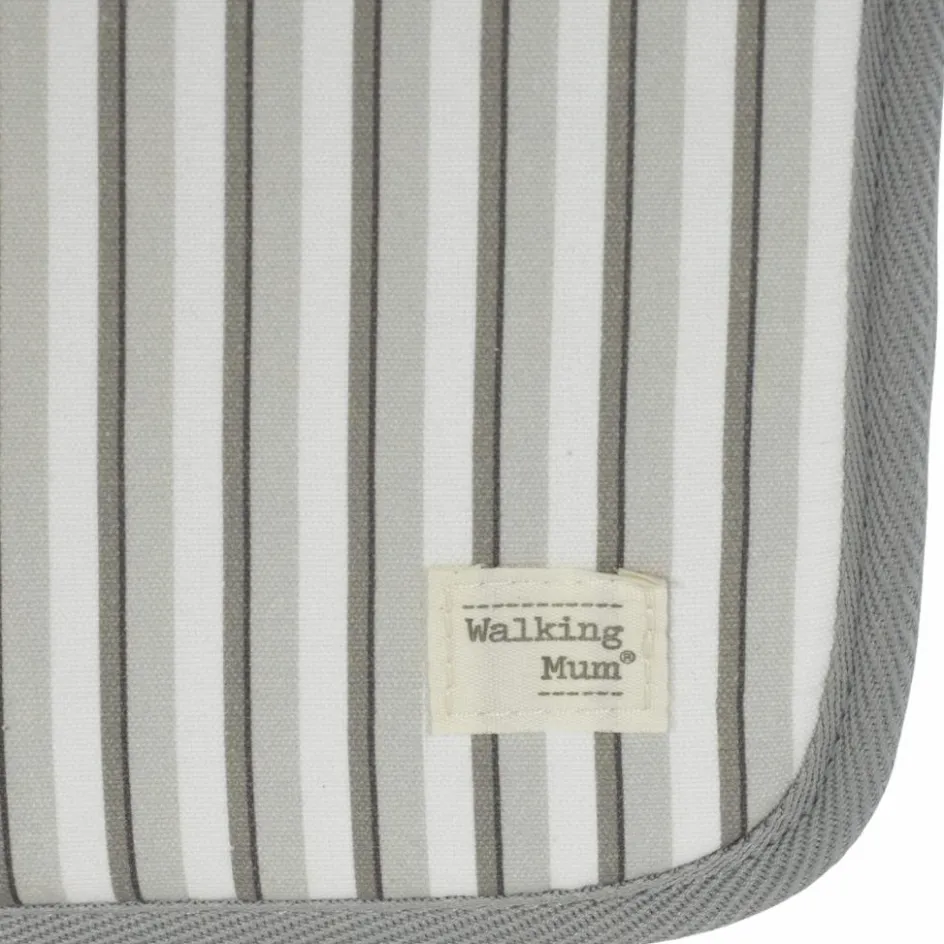 Hot Walking Mum Protège carnet de santé Botton Rayures