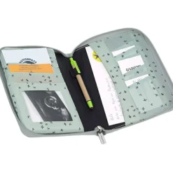 Lässig Protège carnet de santé Casual menthe florale