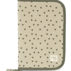 Protège carnet de santé coeurs Poppy Mousse|Walking Mum Online
