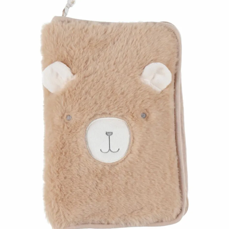 Protège carnet de santé fausse fourrure camel Lily|Noukie's New