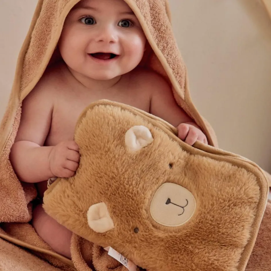 Protège carnet de santé fausse fourrure camel Lily|Noukie's New