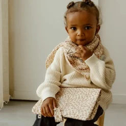 Hot Atelier Wagram Protège carnet de santé Gaze Léopard (personnalisable)