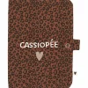 Discount Atelier Wagram Protège carnet de santé Gaze Léopard Marron (personnalisable)