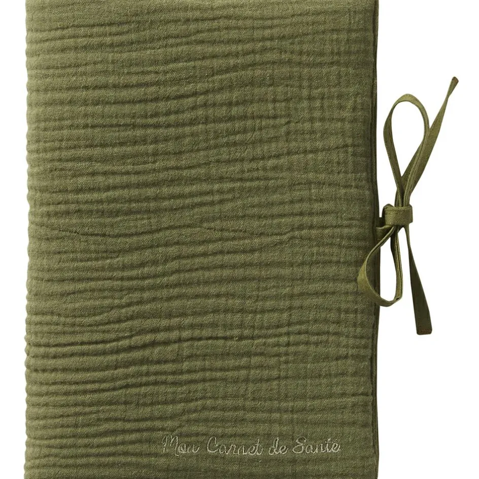 Protège carnet de santé gaze de coton Fougère|BB & Co Hot