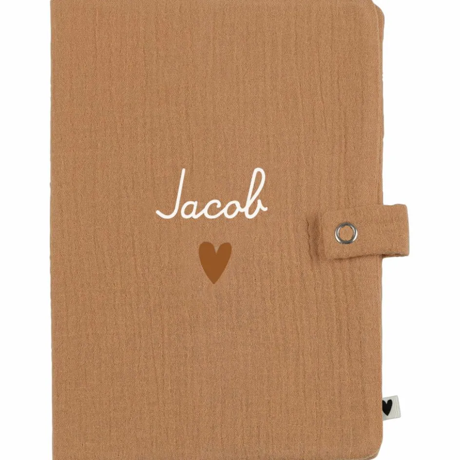 Protège carnet de santé Gaze Camel (personnalisable)|Atelier Wagram Online