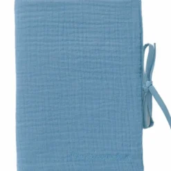 Protège carnet de santé gaze Pierre Bleue|BB & Co Discount