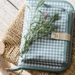 Clearance Walking Mum Protège carnet de santé I love vichy vert