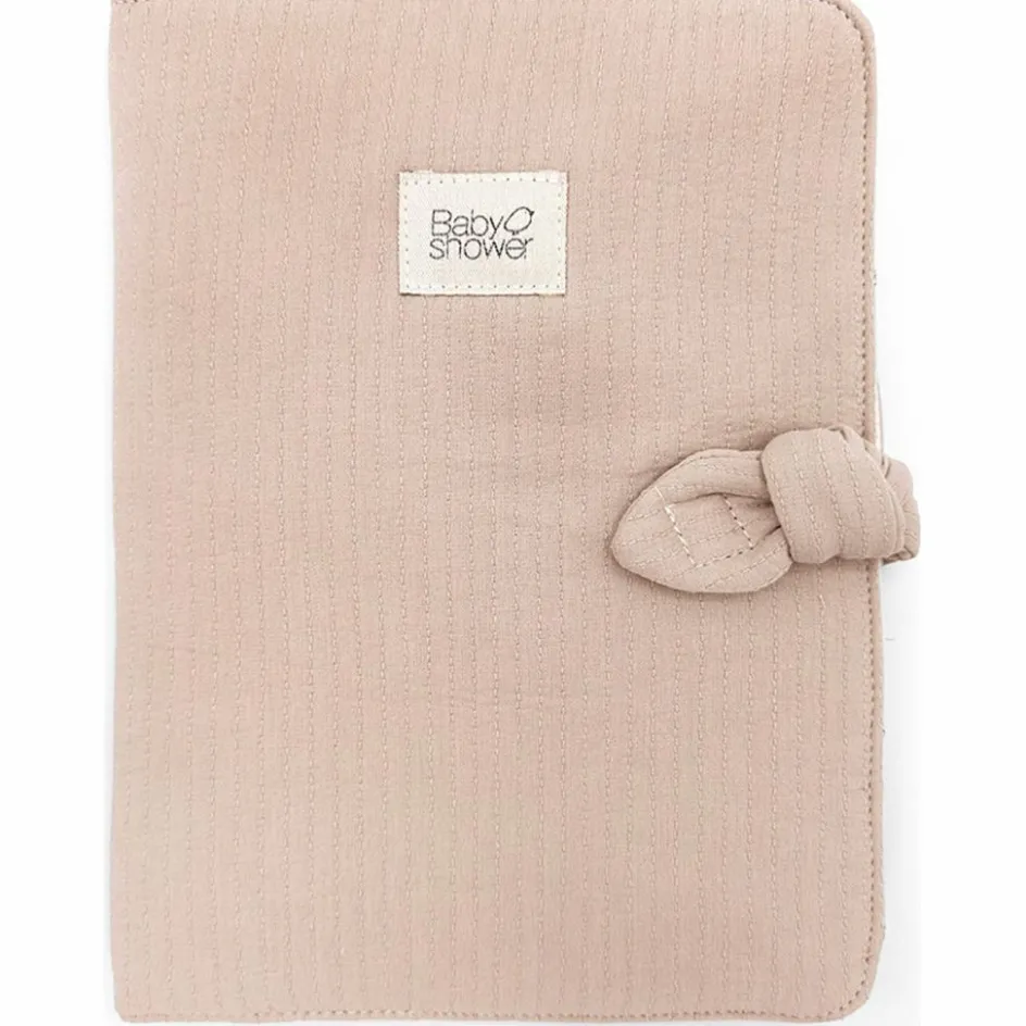 Hot Babyshower Protège carnet de santé Knot Feel Blush
