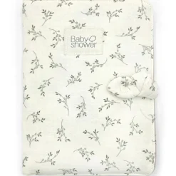 Babyshower Protège carnet de santé Knot Olive Bloom
