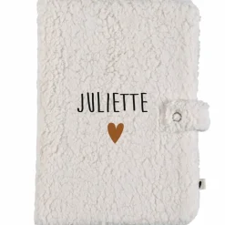 New Atelier Wagram Protège carnet de santé Moumoute Ecru (personnalisable)
