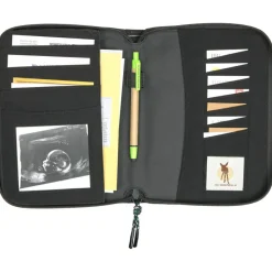 Protège carnet de santé noir|Lässig