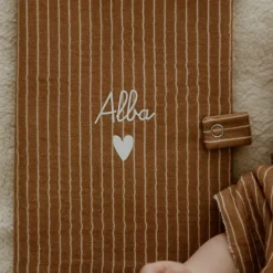 Best Atelier Wagram Protège carnet de santé Rayures Fines (personnalisable)