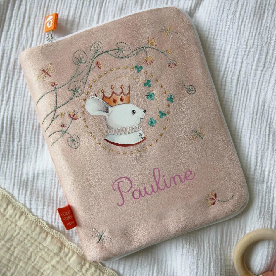 Protège carnet de santé souris couronne (personnalisable)|L'oiseau bateau