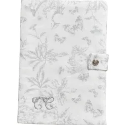 Protège carnet de santé Toile de Jouy gris|Tartine et Chocolat Outlet