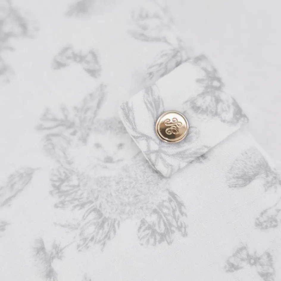 Protège carnet de santé Toile de Jouy gris|Tartine et Chocolat Outlet