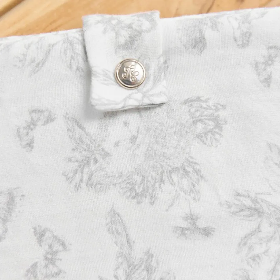 Protège carnet de santé Toile de Jouy gris|Tartine et Chocolat Outlet