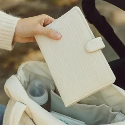 Clearance BEBEL Protège carnet de santé Wavy écru