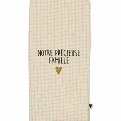 Protège livret de famille Gaze Petits Carreaux (personnalisable)|Atelier Wagram Clearance