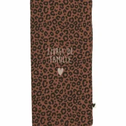 Best Atelier Wagram Protège livret de famille Gaze Léopard Marron (personnalisable)