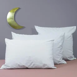 Clearance Kadolis Protège oreiller imperméable en coton bio blanc (50 x 70 cm)
