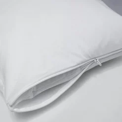 Clearance Kadolis Protège oreiller imperméable en coton bio blanc (50 x 70 cm)