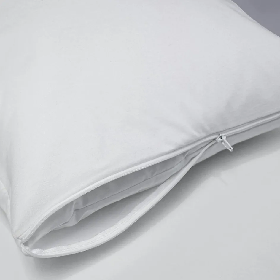 Clearance Kadolis Protège oreiller imperméable en coton bio blanc (50 x 70 cm)