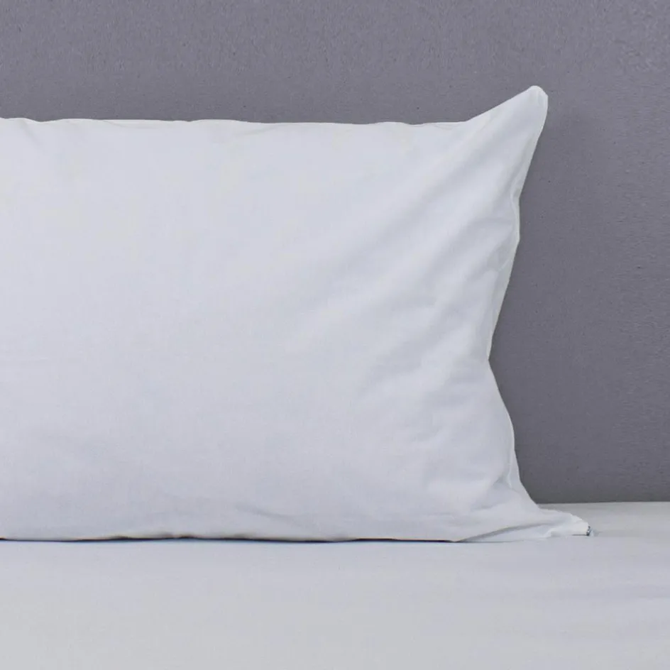 Clearance Kadolis Protège oreiller imperméable en coton bio blanc (50 x 70 cm)